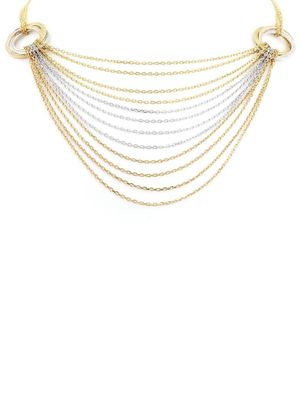 Cartier 3 gold Trinity Draperie diamond necklace