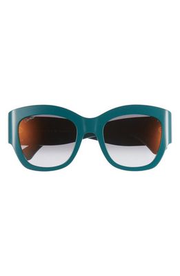 Cartier 52mm Cat Eye Sunglasses in Green