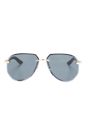 Cartier Eyewear C Decor pilot-frame sunglasses - Black