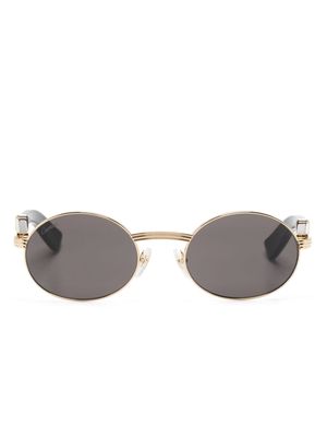 Cartier Eyewear oval-frame sunglasses - Black