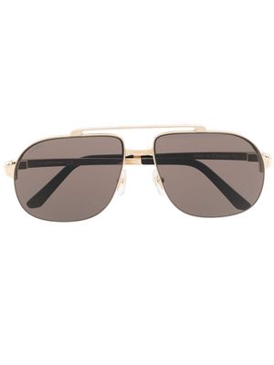 Cartier Eyewear pilot-frame style sunglasses - Gold