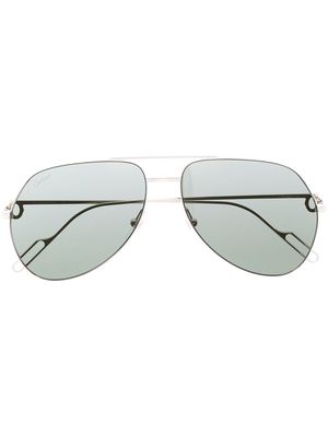 Cartier Eyewear pilot-frame sunglasses - Silver