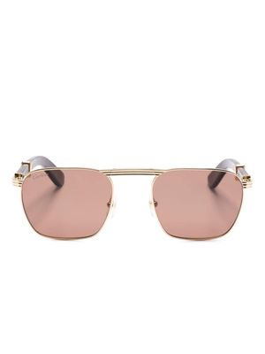 Cartier Eyewear Première de Cartier pilot-frame sunglasses - Brown