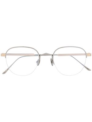 Cartier Eyewear round frame glasses - Metallic