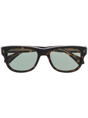 Cartier Eyewear square-frame tortoiseshell-effect sunglasses - Brown