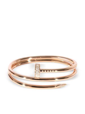 Cartier pre-owned 18kt rose gold Juste Un Clou diamond bracelet