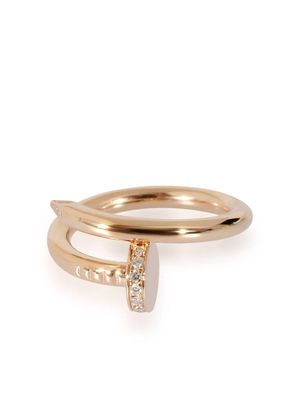Cartier pre-owned 18kt rose gold Juste un Clou diamond ring