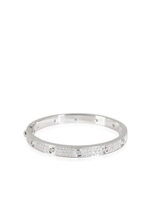 Cartier pre-owned 18kt white gold Love diamond bracelet - Silver