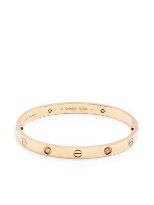 Cartier pre-owned 18kt yellow gold Love diamond bracelet