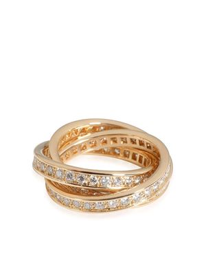 Cartier pre-owned 18kt yellow gold Trinity diamond ring