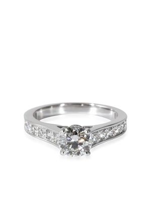 Cartier pre-owned platinum Cartier 1895 diamond engagement ring - Silver