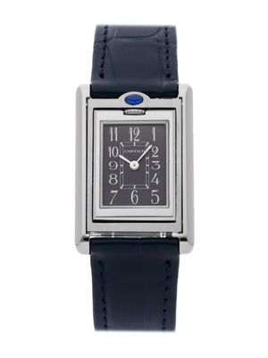 Cartier pre-owned Tank Basculante 33mm - Blue