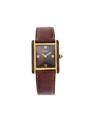 Cartier pre-owned Tank Vintage 29mm - Brown