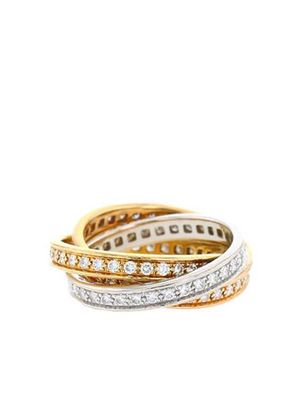 Cartier pre-owned Trinity diamond ring - Silver