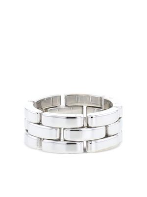 Cartier pre-owned white gold Maillon Panthère ring - Silver