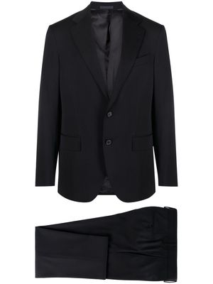 Caruso Norma single-breasted wool suit - Blue