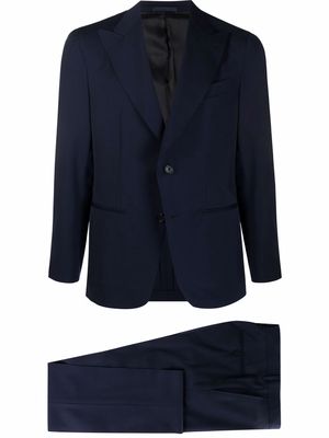 Caruso single-breasted suit - Blue