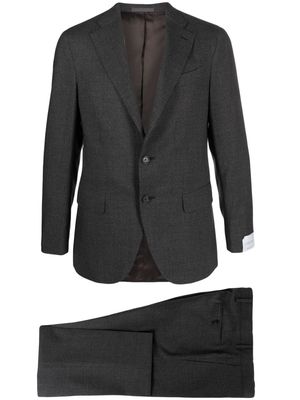 Caruso single-breasted wool suit - Grey