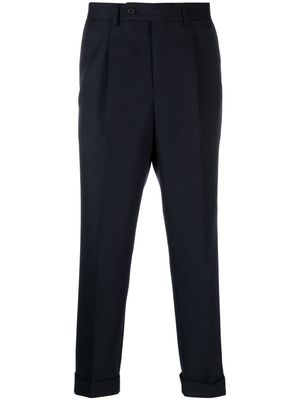 Caruso tailored tapered chino trousers - Blue
