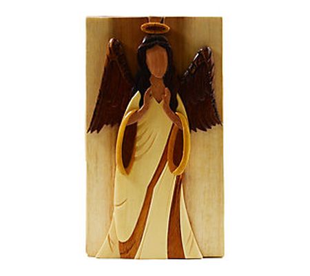 Carver Dan's Angel Guardian Puzzle Box with Mag net Closures
