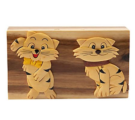 Carver Dan's Copy Cat Puzzle Box with Magnet Cl osures