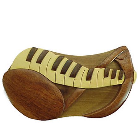 Carver Dan's Piano Note Puzzle Box with Magnet Closures
