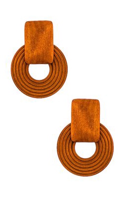 Casa Clara Folly Earrings in Brick.