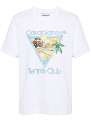 Casablanca Afro Cubism Tennis Club T-shirt - White