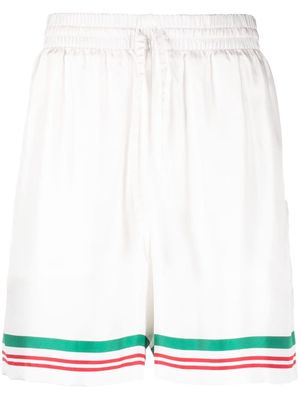 Casablanca Casa Way drawstring shorts - White