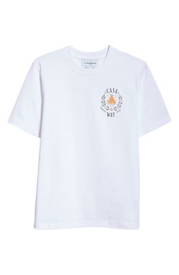 Casablanca Casa Way Organic Cotton Graphic T-Shirt