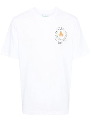 Casablanca Casa Way organic-cotton T-shirt - White