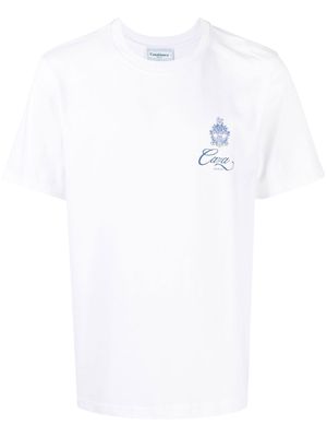 Casablanca Embleme de Caza logo-print T-shirt - White