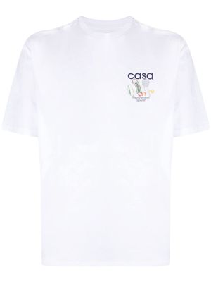 Casablanca Équipement Sportif cotton T-shirt - White
