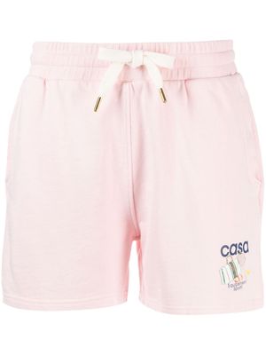 Casablanca Equipement Sportif organic cotton shorts - Pink