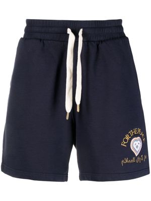 Casablanca For The Peace cotton shorts - Blue