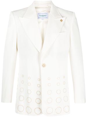 Casablanca For the Peace studded blazer - White
