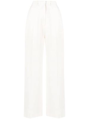 Casablanca high-waisted tailored trousers - Neutrals