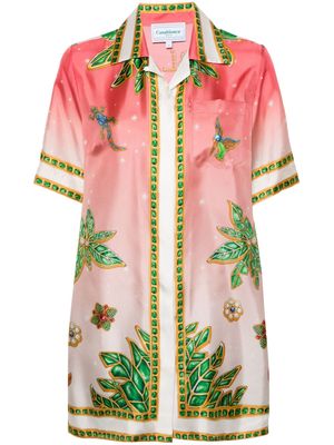 Casablanca Joyaux D'Afrique silk shirt - Pink