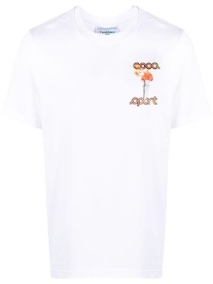 Casablanca La Flamme Du Sport T-Shirt - White