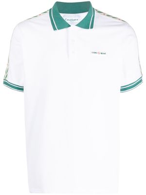 Casablanca Laurel Casa Sport polo shirt - White