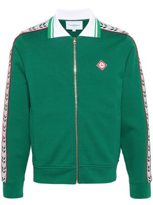 Casablanca Laurel logo-embroidered jacket - Green