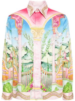 Casablanca Le Jardin Ideal cotton shirt - Multicolour