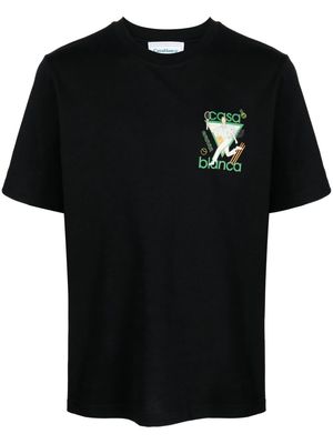Casablanca Le Jeu graphic-print T-shirt - Black