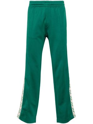 Casablanca logo-appliqué elasticated-waist track pants - Green
