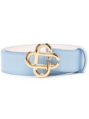 Casablanca logo buckle belt - Blue