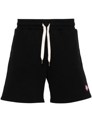 Casablanca logo-patch track shorts - Black