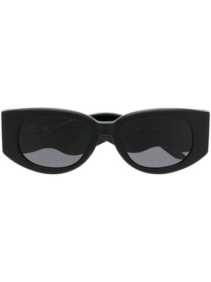 Casablanca Memphis oval-frame sunglasses - Black