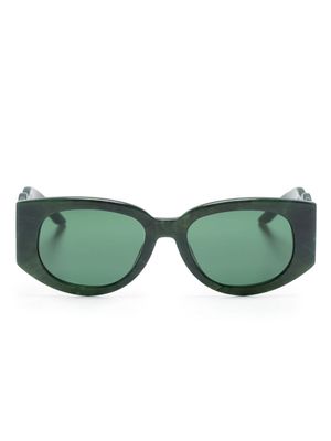 Casablanca Memphis rectangle-frame sunglasses - Green