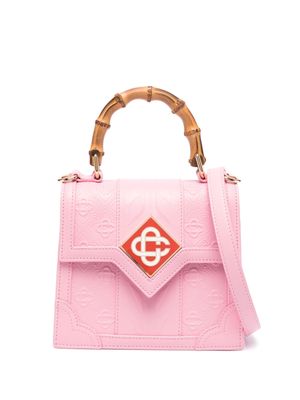 Casablanca mini Jeanne leather bag - Pink