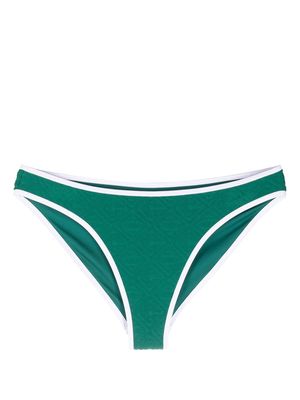 Casablanca monogram-jacquard bikini bottoms - Green